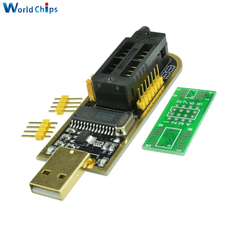 CH341 CH341A USB программатор с SOP8 SOP8 SOP Клип IC разъем программист IC Разъем поддержка многих 24/25XX SPI флэш-чип EEPROM