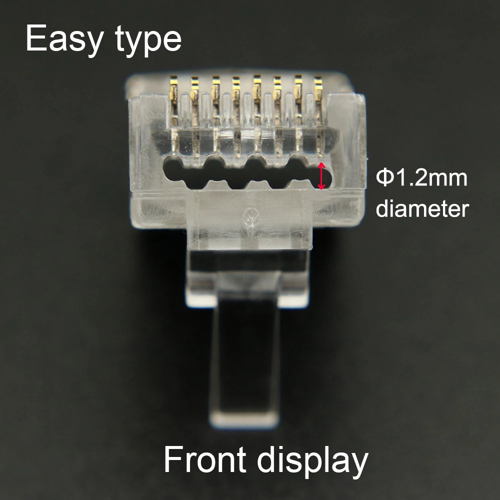 Коннектор xintylink rj45 cat6 сеть cat 6 разъем 8p8c stp rg rj 45 lan позолоченный | Обустройство дома