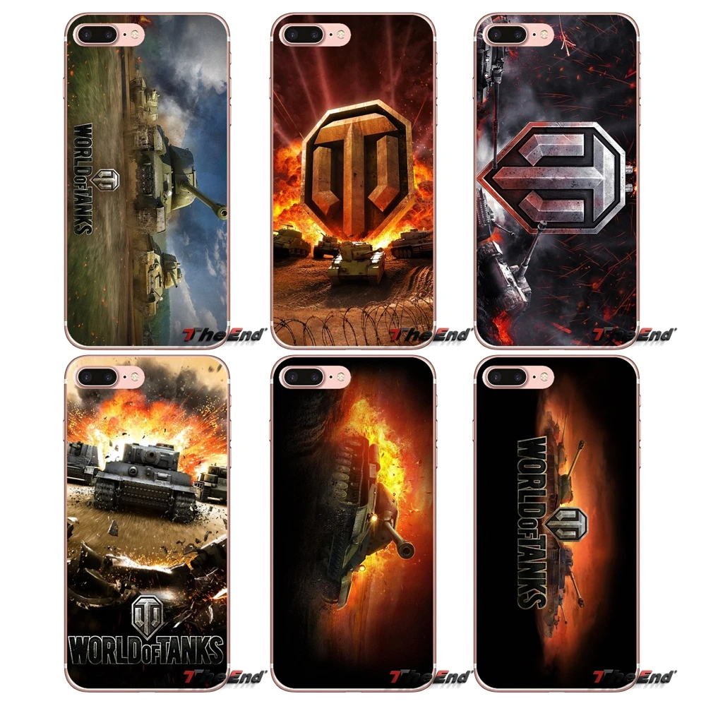 Для Samsung Galaxy J1 J2 J3 J5 J7 A3 A5 A7 2015 2016 2017 J530 J730 Fundas Coque world of tanks game WOT art Logo мягкий