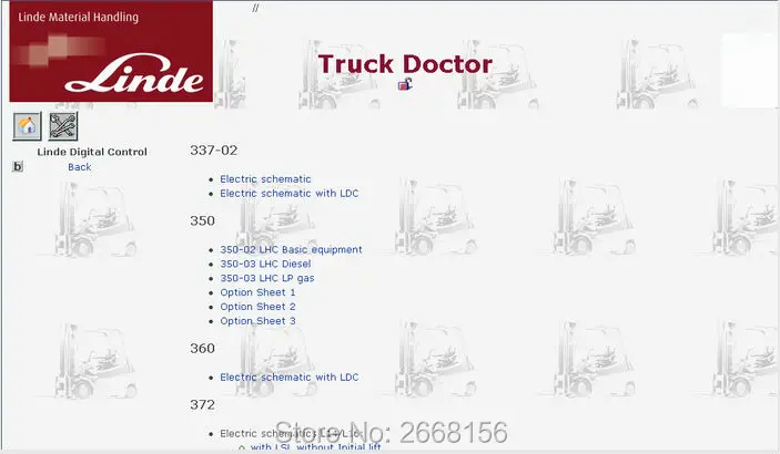 Для Linde Тележка доктора V 2.01.05 [02/2016]|linde truck doctor|linde doctor |