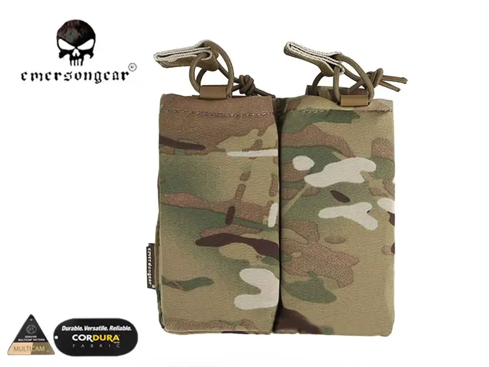 MC Emersongear прецизионный двойной подсумок для SS Vest модульный Molle Mag подсумок для 5,56 Magazine EM6403 - Цвет: MC