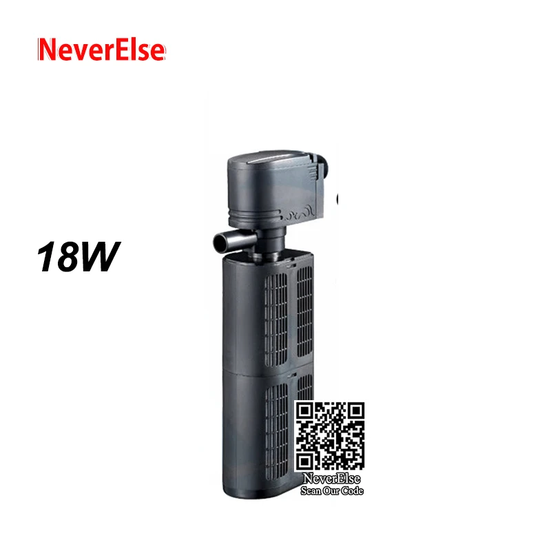 2Filters 18W Мощный аквариум фильтр 12/18/25/35 Вт погружной рыбный бак воздушный насос, спрей потока биологических плюс Мощность насос с фильтром фильтр для очистки воды - Цвет: 2Filters 18W