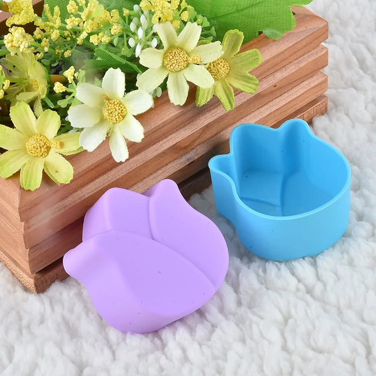 Абрикосового цвета лотоса Форма 5 см модель фонданта конфеты смолы формы силикон