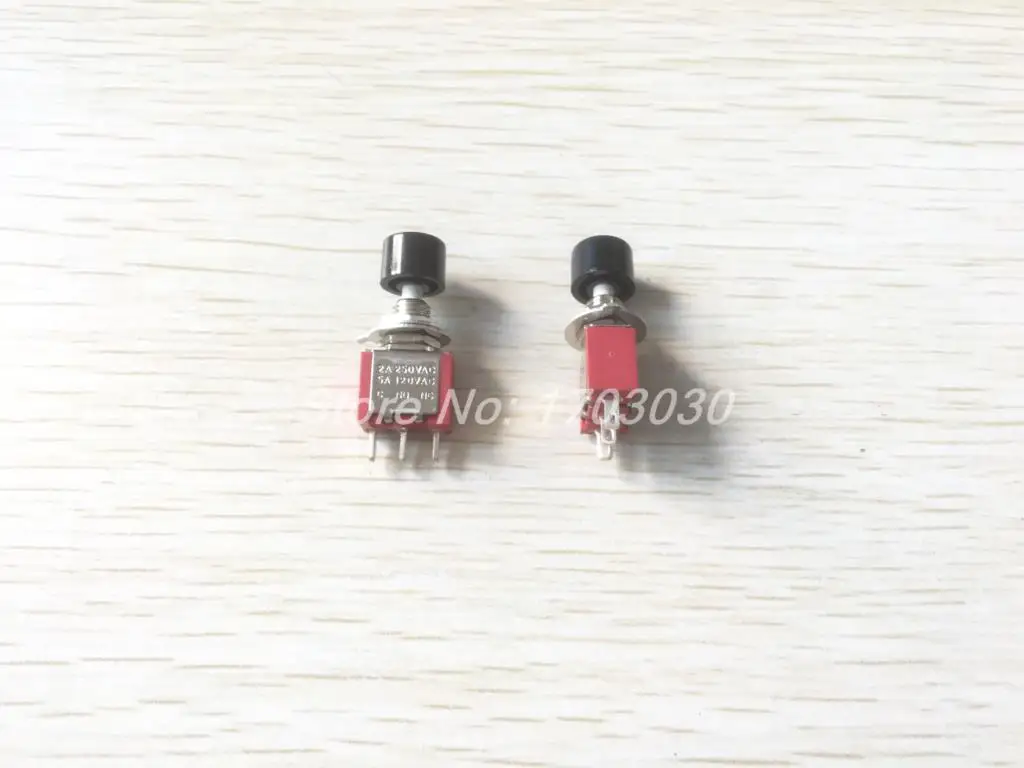50 шт. мгновенный черный кнопочный переключатель 250 В 2A 5A 3Pin|switch 250v|switch switchswitch 2a |