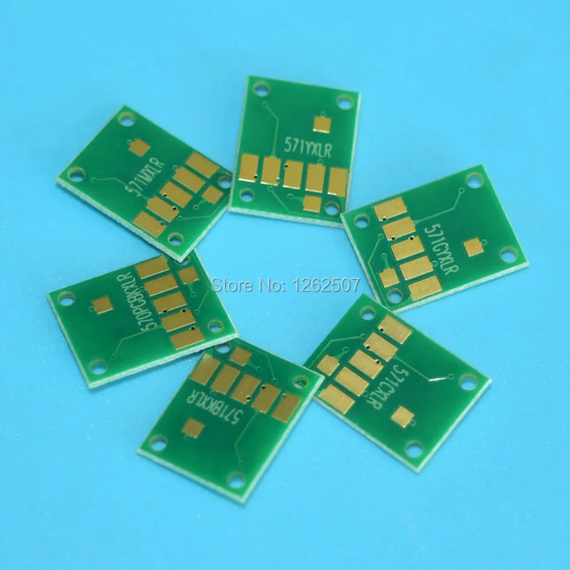 Чипы PGI 470 CLI 471 для принтера canon pgi470 cli471 pixma mg7740 6 цветов | Компьютеры и офис