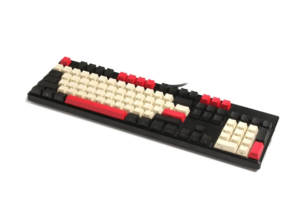 Бесплатная доставка YMDK 108 87 61 Винтажный стиль PBT OEM профиль Keycap для 104 TKL 60% MX