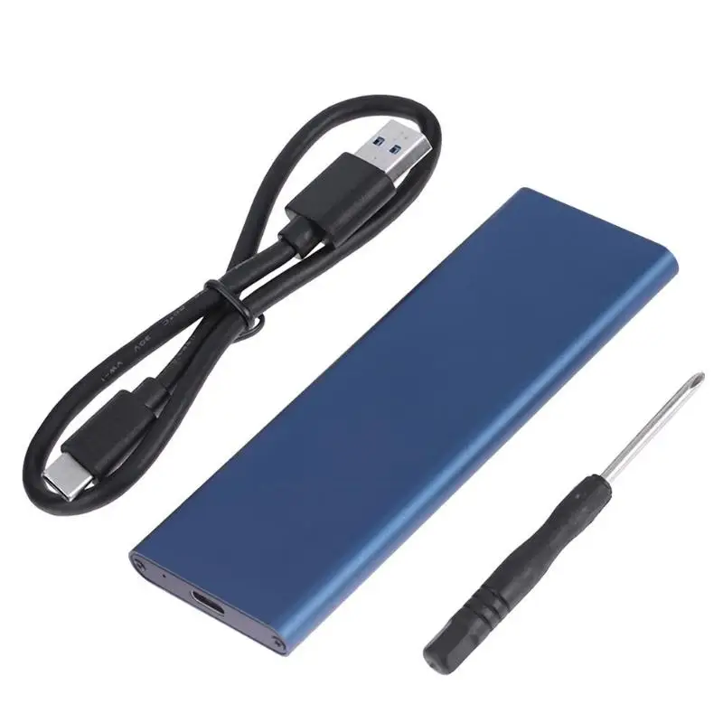 10 Гбит/с M.2 NGFF SATA SSD на USB 3,1 type-C жесткий диск конвертер HDD корпус чехол внешний твердотельный жесткий диск коробка падение