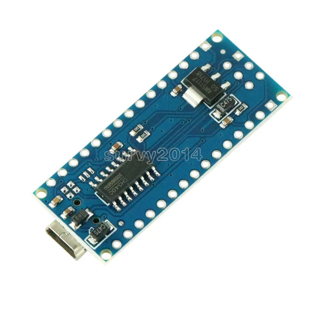 Nano Mini USB с Загрузчиком совместимый Nano 3,0 контроллер для arduino CH340 USB драйвер 16 МГц Nano v3.0 ATMEGA328P/168 P