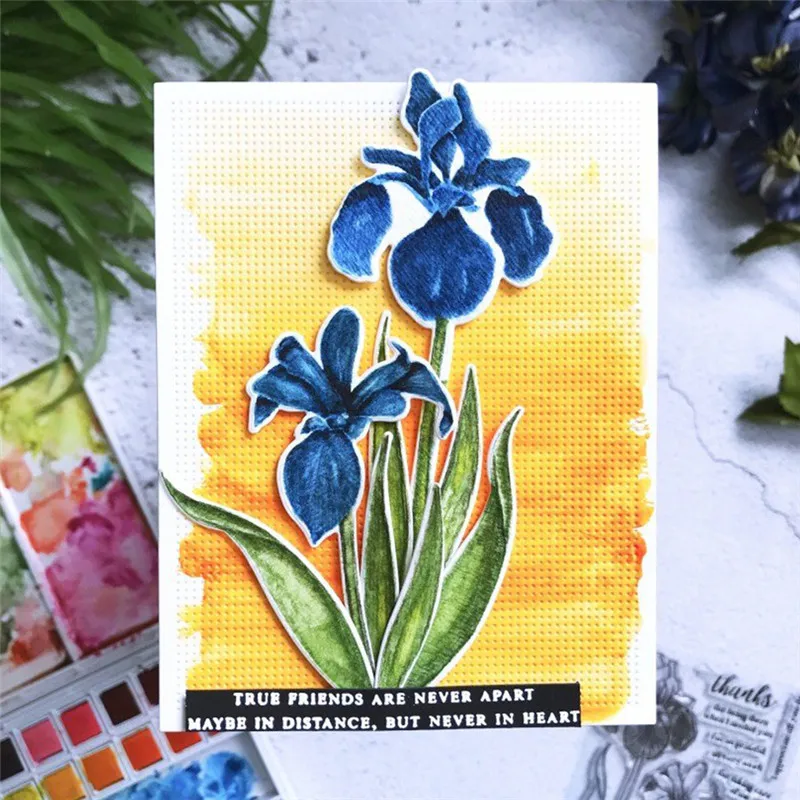InLoveArts Кливия цветы умирает резки металла Скрапбукинг для карты создание фото