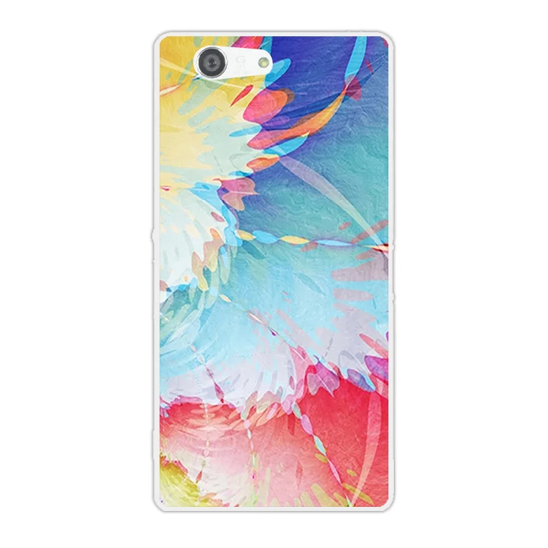 Case for Sony Xperia Z3 Compact / Mini Back Transparent Silicone Soft TPU Cover For Flamingos Phone Cases | Мобильные телефоны и