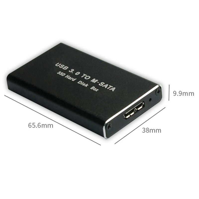 Жесткий диск с USB 3 0 на MSATA SSD Твердотельный накопитель адаптер для жесткого диска
