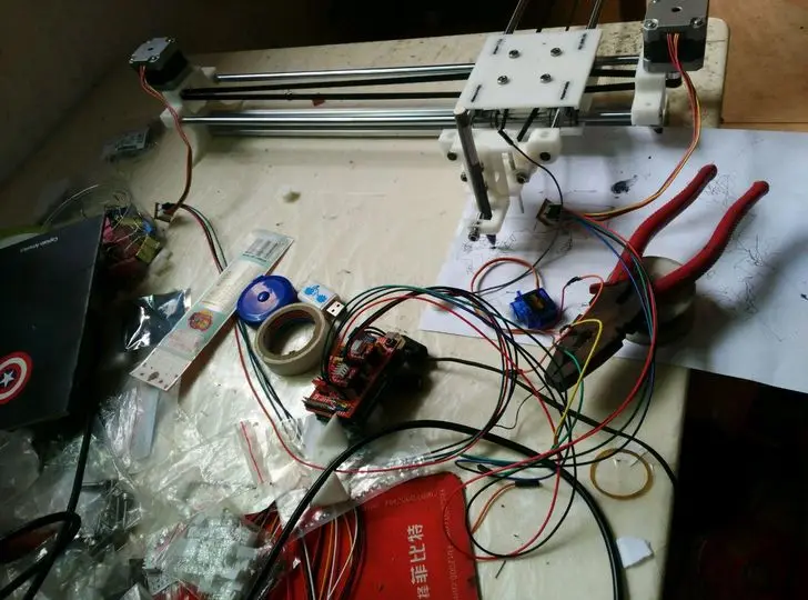 DIY не asembled волочильный полный набор 4 xidraw corexy drawbot Tool Kit записи Быстрая доставка|kit