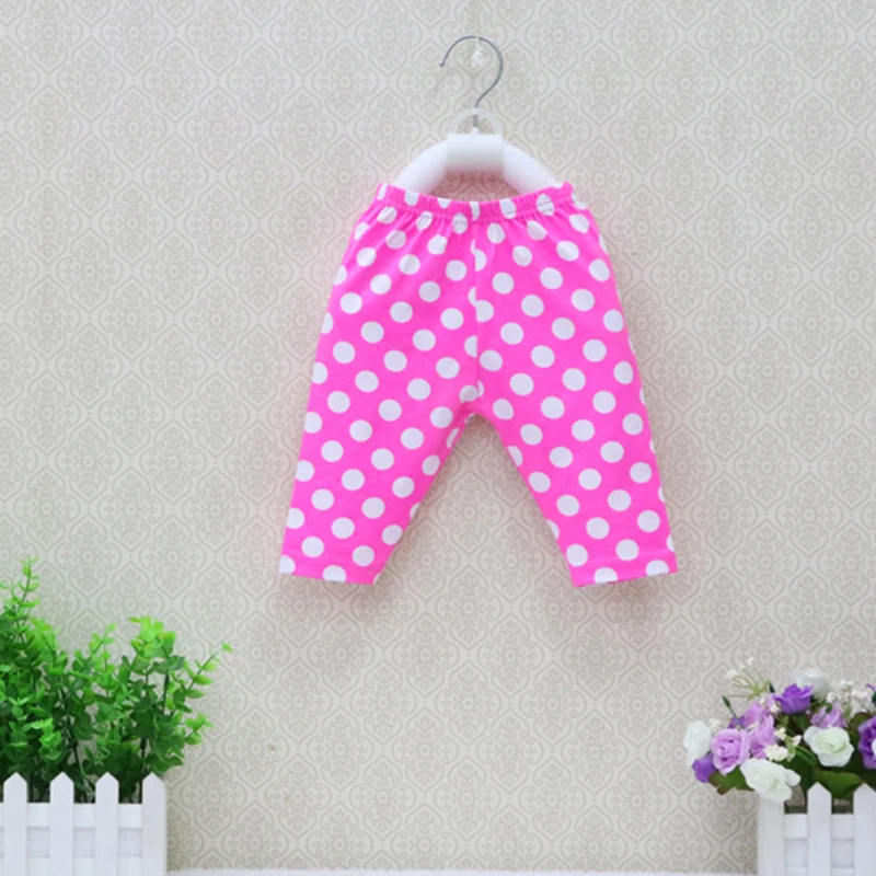 Леггинсы для девочек из 2019 хлопка модные длинные штаны с принтом эластичные