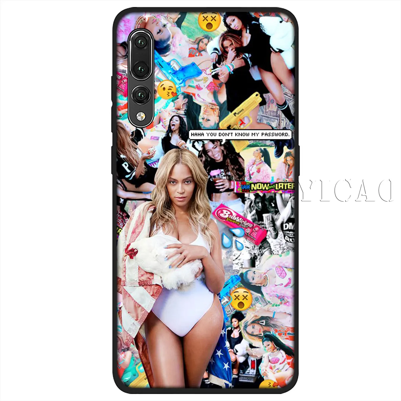 IYICAO Beyonce Мягкий силиконовый чехол для телефона Huawei P30 P20 Pro P10 P9 P8 Lite Mini 2017 2016 2015 P smart Z