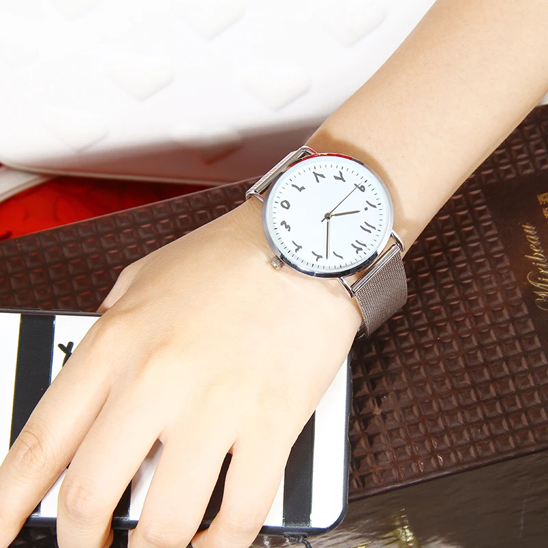 

Fashion Arabic Numbers Women Watch BGG Brand Luxury Ultrathin Women Quartz Wristwatch Lady Dress Watch Montre Femme Horloge Saat