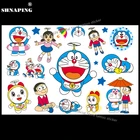 SHNAPIGN Doraemon Cat, временная татуировка для детей, боди-арт, флеш-татуировка, наклейка s 17*10 см, водостойкая хна, татуировка, стильная Настенная Наклейка