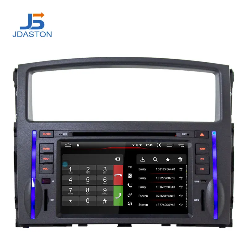 Автомобильный DVD плеер JDASTON Android 10 0 для Mitsubishi Pajero V97 V93 2006 2011 мультимедийный GPS