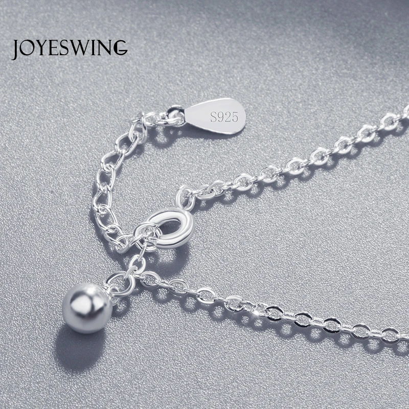 JOYESWING ножной браслет Летний пляж бусы цепочка 925 пробы серебряный браслет на ногу для женщин металлические геометрические ювелирные изделия ножной браслет бохо