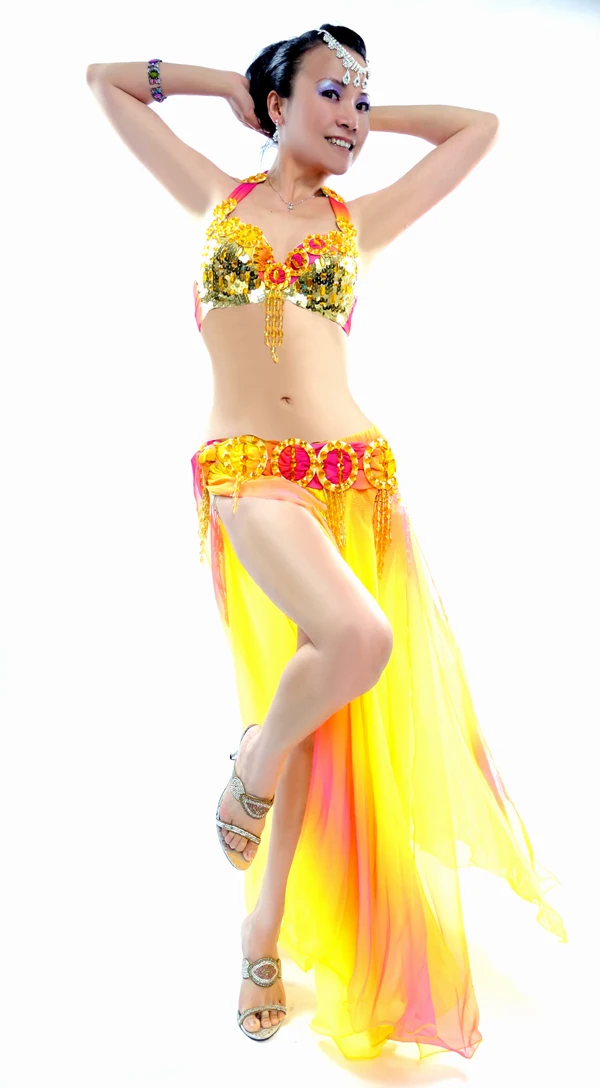 Красочные сексуальный танец живота пояс юбки Профессиональный Bellydance платье