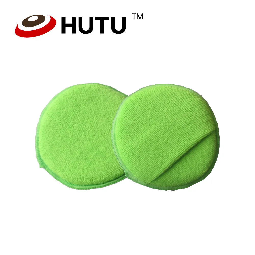 5Inch colorful microfiber compound Sponge foam pad for auto polisher wax applicator pads