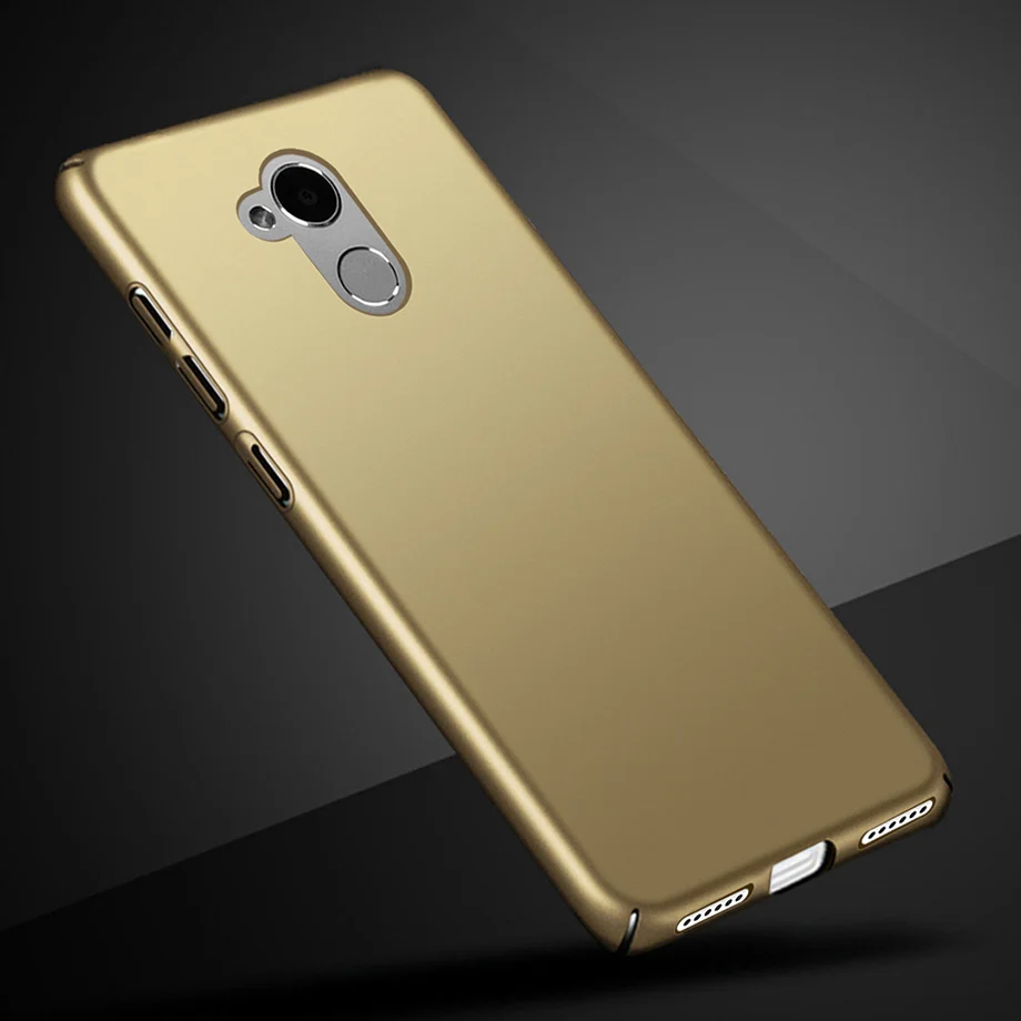 Gold Чехол для huawei Honor 6A, жесткий матовый чехол для Honor 6A, чехол для Honor 6A, защитный чехол - Цвет: Gold