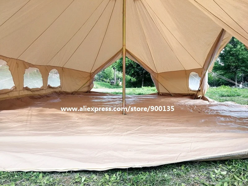 Ocersea склад отправлен роскошный сверхмощный Резорт Glamping Палатка отель 6X4 м Императорский колокольчик палатка с тремя дверями