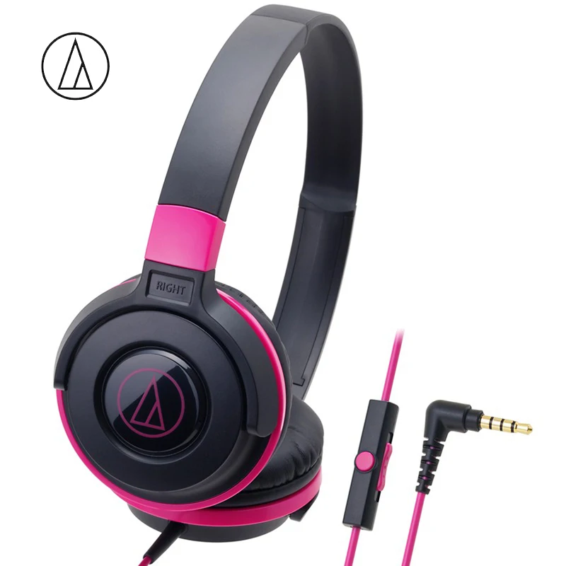 Оригинальные Игровые наушники Audio Technica с креплением на голову и проводным