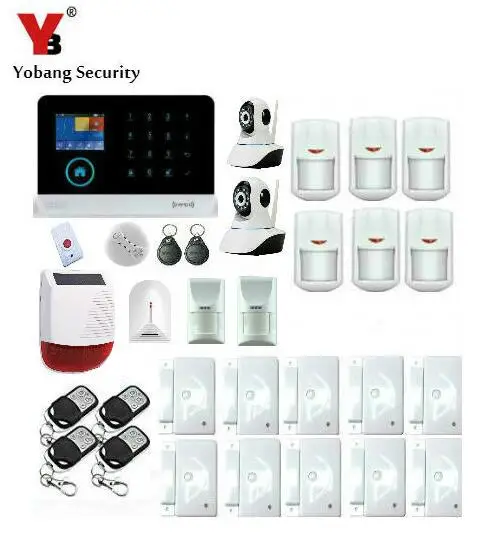 Yobang Security-APP беспроводная WIFI домашняя Противоугонная сигнализация GSM Alarmes с