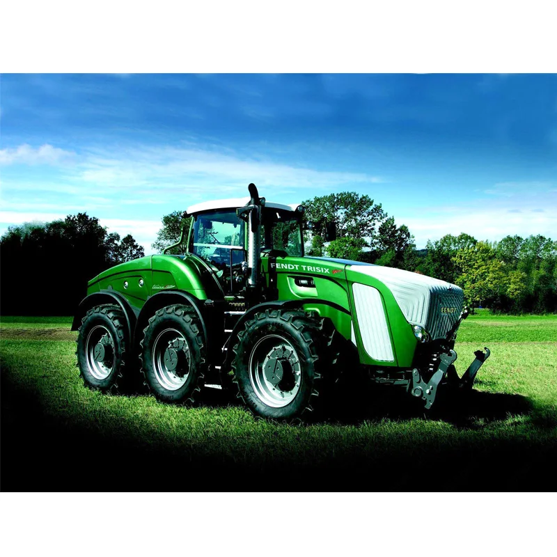 Полноразмерная 5D алмазная живопись сделай сам Трактор ферма 3 алмаза вышивка