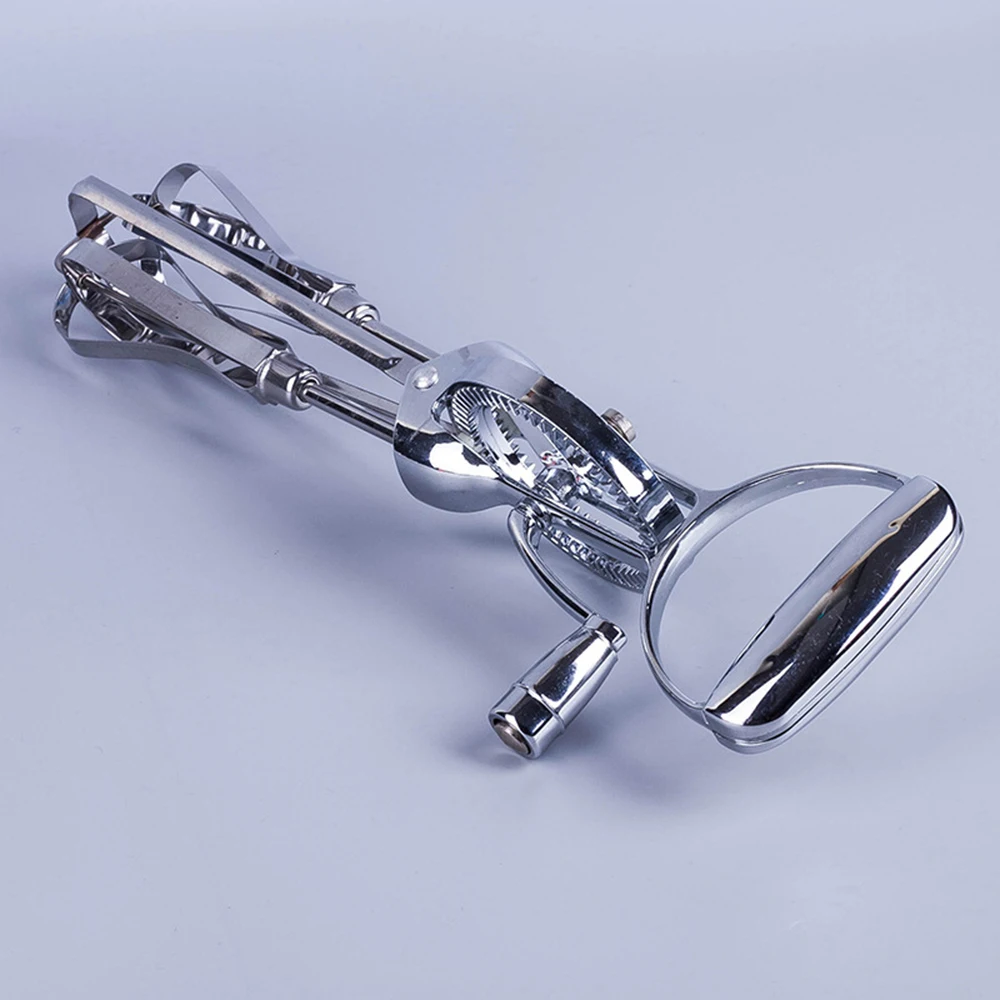 Нержавеющая Поворотный ручной венчик для яиц смеситель яйцо колотушки Self