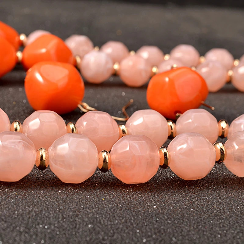 Африканские наборы ожерелий большие каучуковые драгоценные камни эффектные