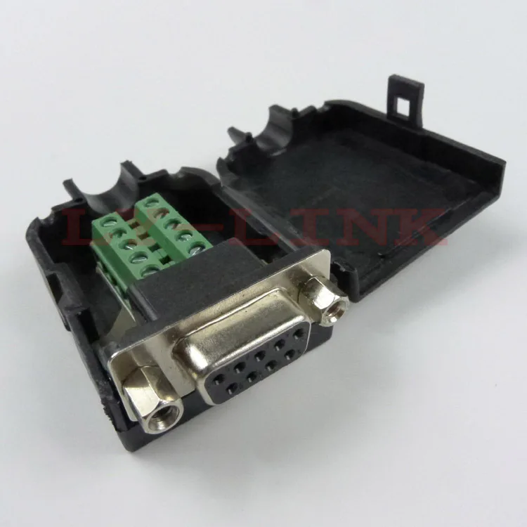Новый стиль DB9 COM порт RS232 женский разъем с задней стороной винтовой разъем|connector