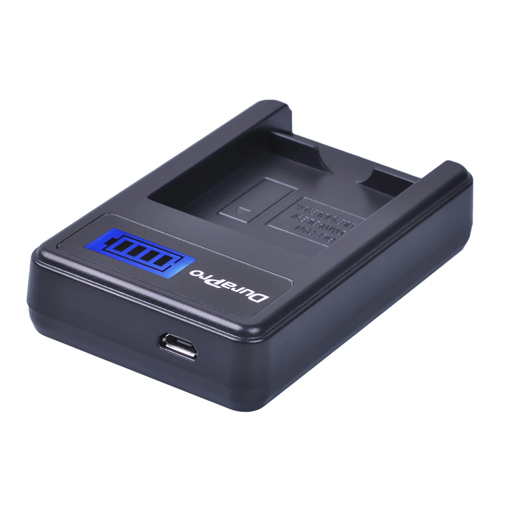DuraPro ЖК дисплей USB Батарея Зарядное устройство для Panasonic DMW BLE9 BLG10 Lumix DMC GF3 GF5 GF6 GX7
