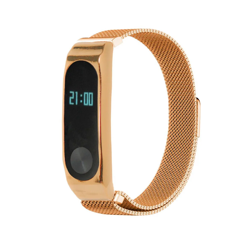 Браслет Миланская петля для xiaomi mi band 2 металлический браслет из нержавеющей стали