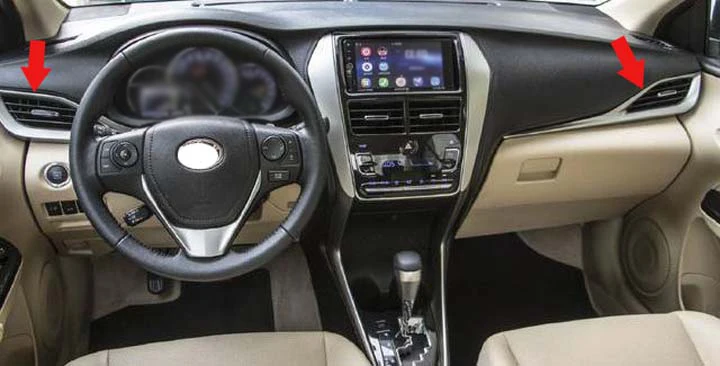 Для Toyota VIOS 2019 украшение для автомобиля Стильная крышка из углеродного волокна