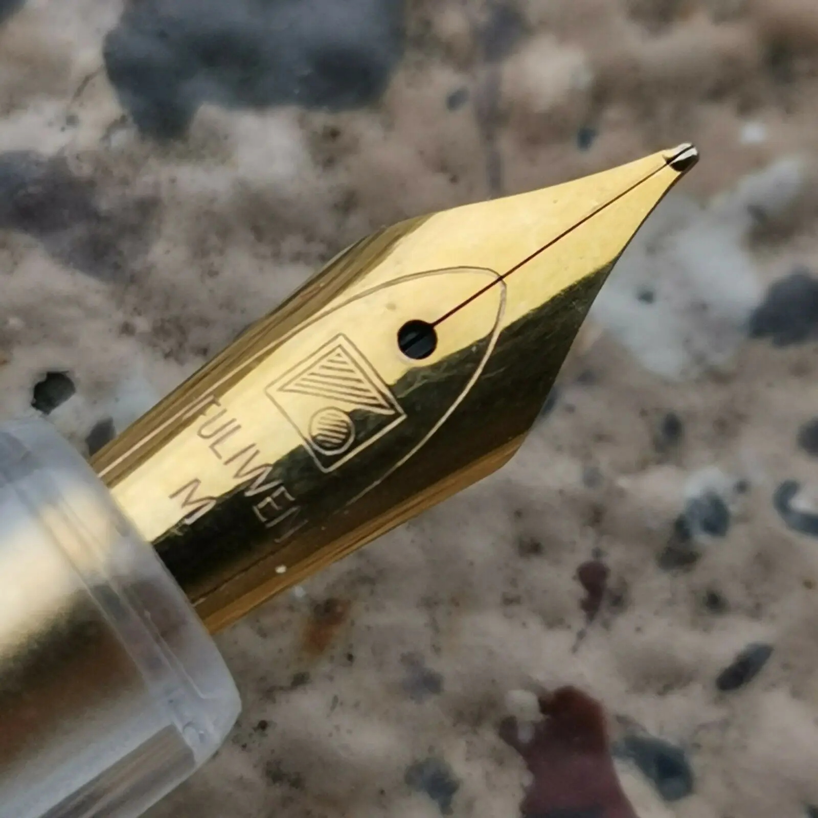 1 шт. Fuliwen Золотой Цвет Средний наконечник для Fuliwen 016 015 Moonman M2 Mini Wancai авторучка чернильная ручка, канцелярские принадлежности для офиса школы