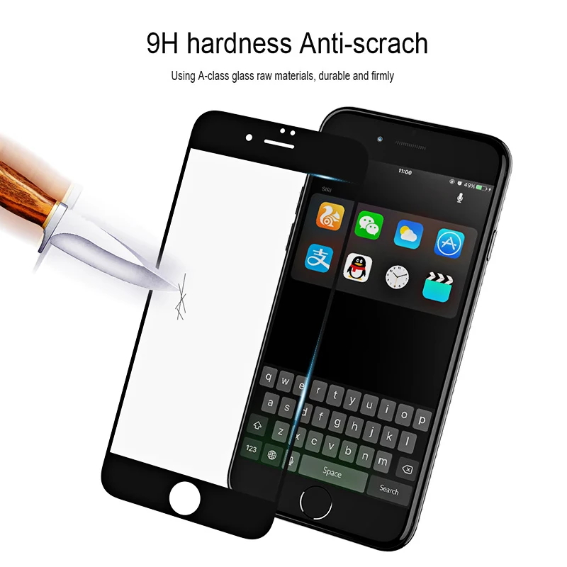 Защитное стекло для iPhone 6 7 8 Plus Защита экрана 12 11 Pro Max XR XS защитное Gorilla|Защитные