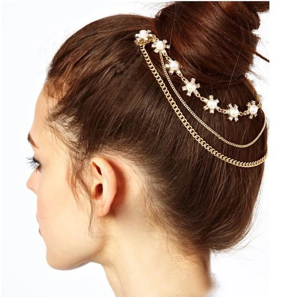 Женская Брошь-зажим для волос с искусственным жемчугом | Украшения и аксессуары