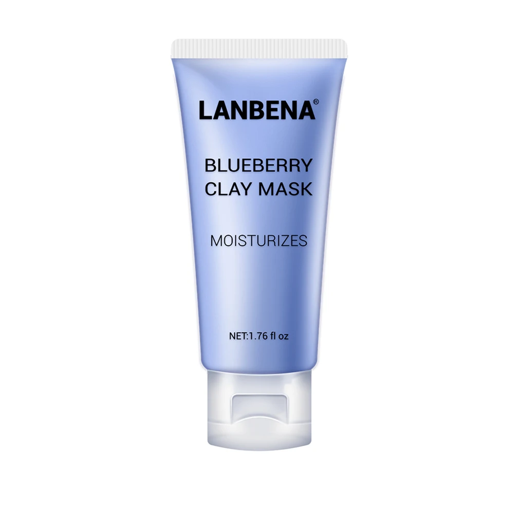 NO.2 LANBENA Mung Bean/Blueberry/Rose/Bamboo угольная маска грязевая чистая сужающая поры питающая уход за кожей - Цвет: NO.2