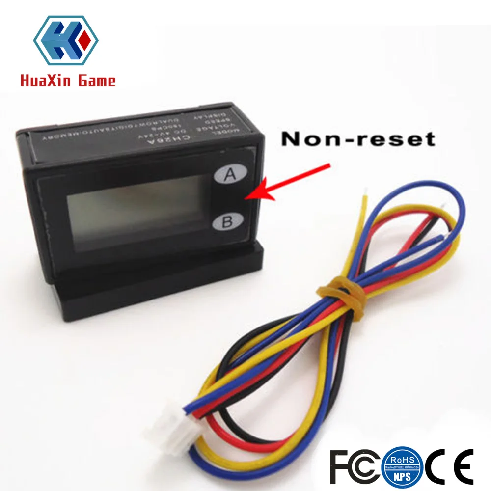 2 шт./Lo't 7 цифр LCD не настраиваемый счетчик монет Счетчик аркадный слот