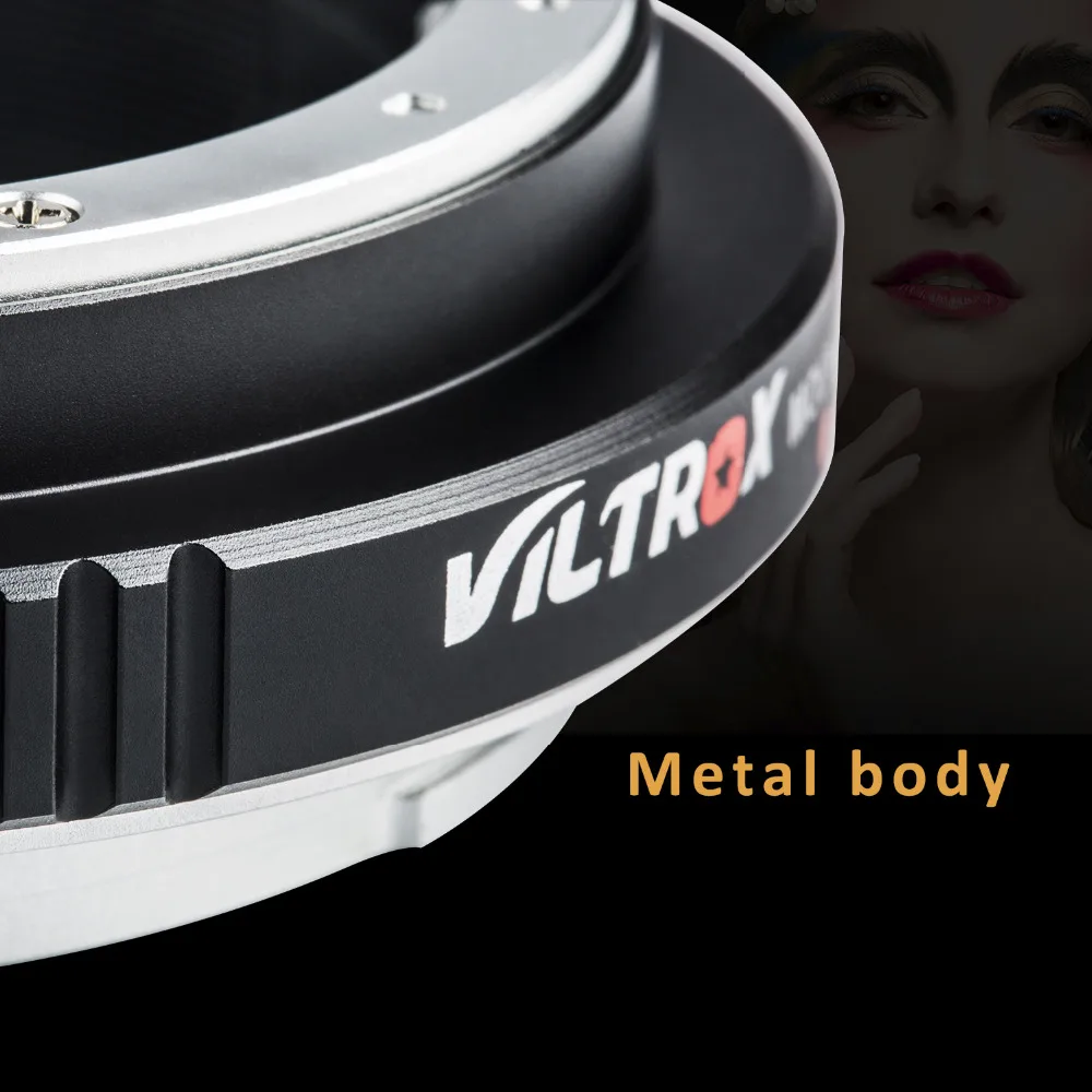 Адаптер для крепления объектива с автофокусом Viltrox управлением Диафрагмой EXIF Canon