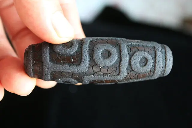 Большой 9 глазый Тибетский Агат старые бусины дзи амулет для подарка|beaded car|beaded