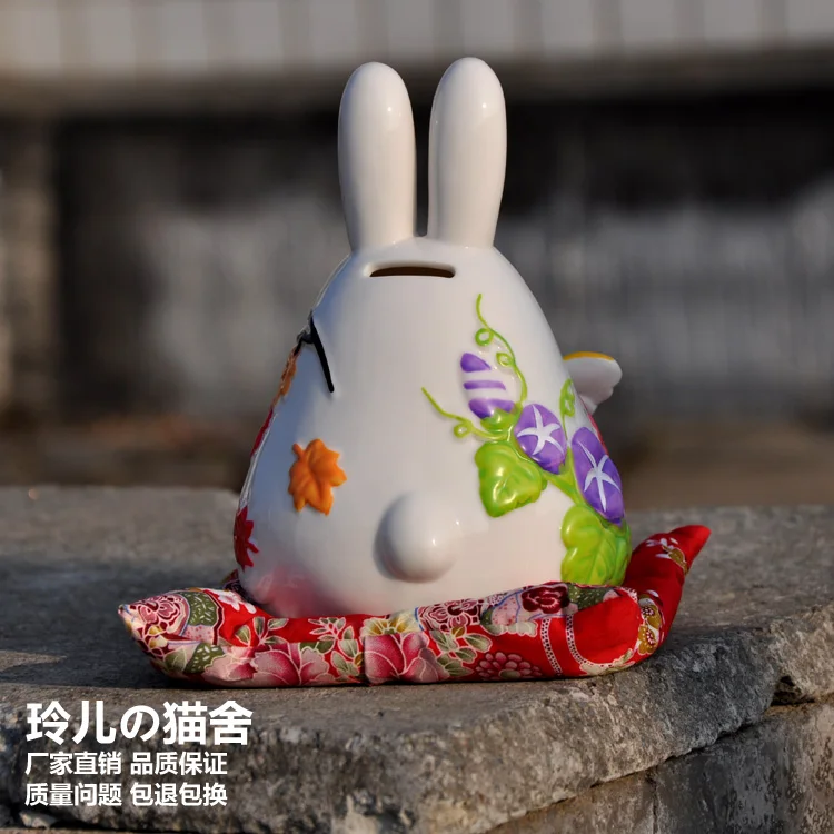 Счастливый Кот японский настоящий счастливый кролик маленькая бабочка