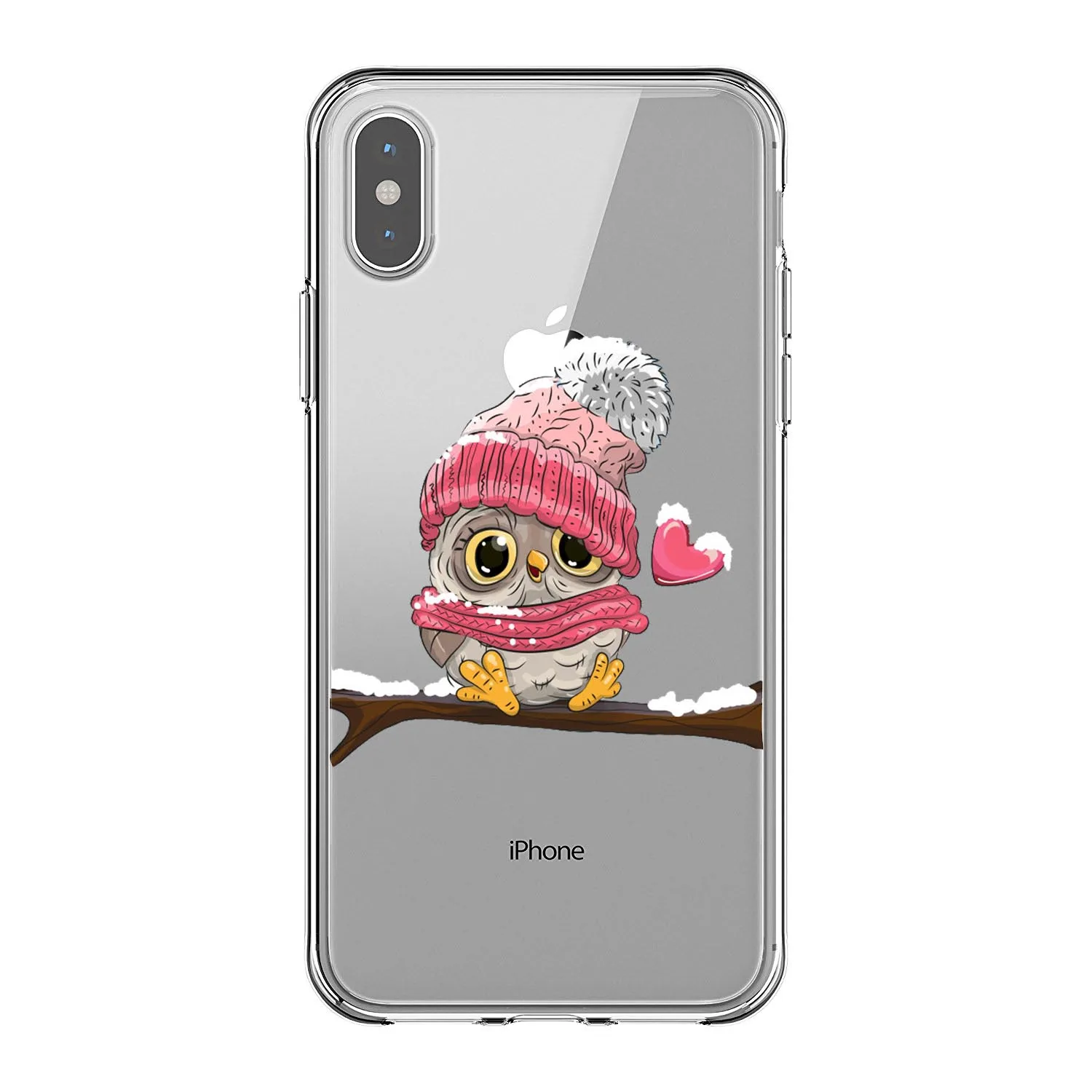 Милый прозрачный чехол с рисунком совы для X10 Max 6 6S Plus SE 5S 7 8 мягкий силиконовый из