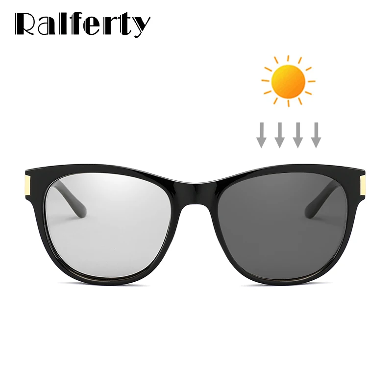Ralferty, фотохромные очки поляризованные солнцезащитные очки Для мужчин UV400 Высококачественная брендовая одежда Хамелеон Обесцвечивающие очки мужской K1050-1