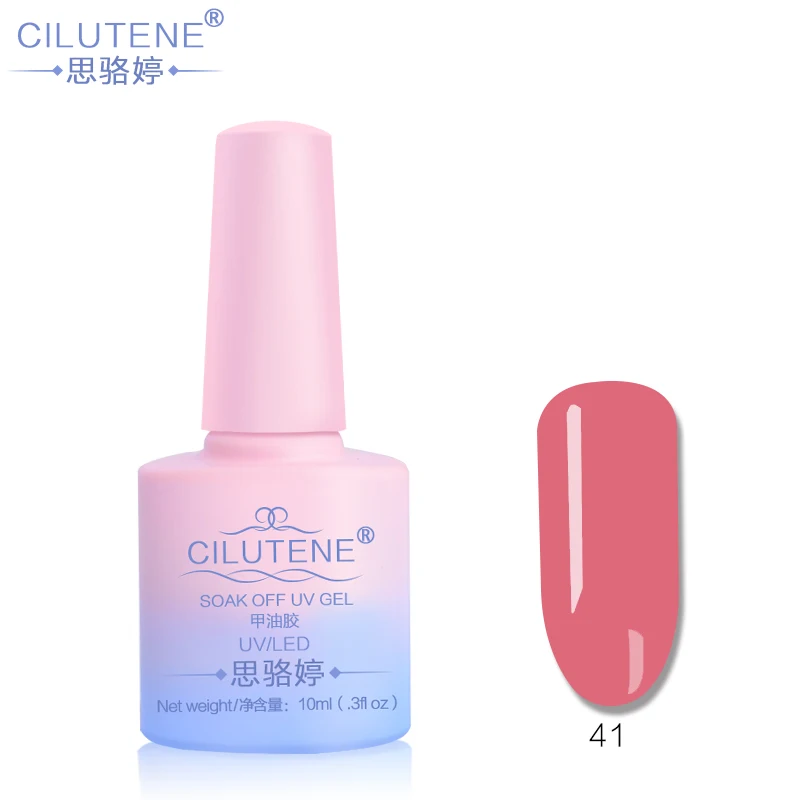 41 10ml 108 Pure Colors Gel Varnish Nails Art Vernis UV LED Primer Semi Permanent LED Soak-Off Gel Lacquer Gel Nail Polish 31-60 - Цвет: 41