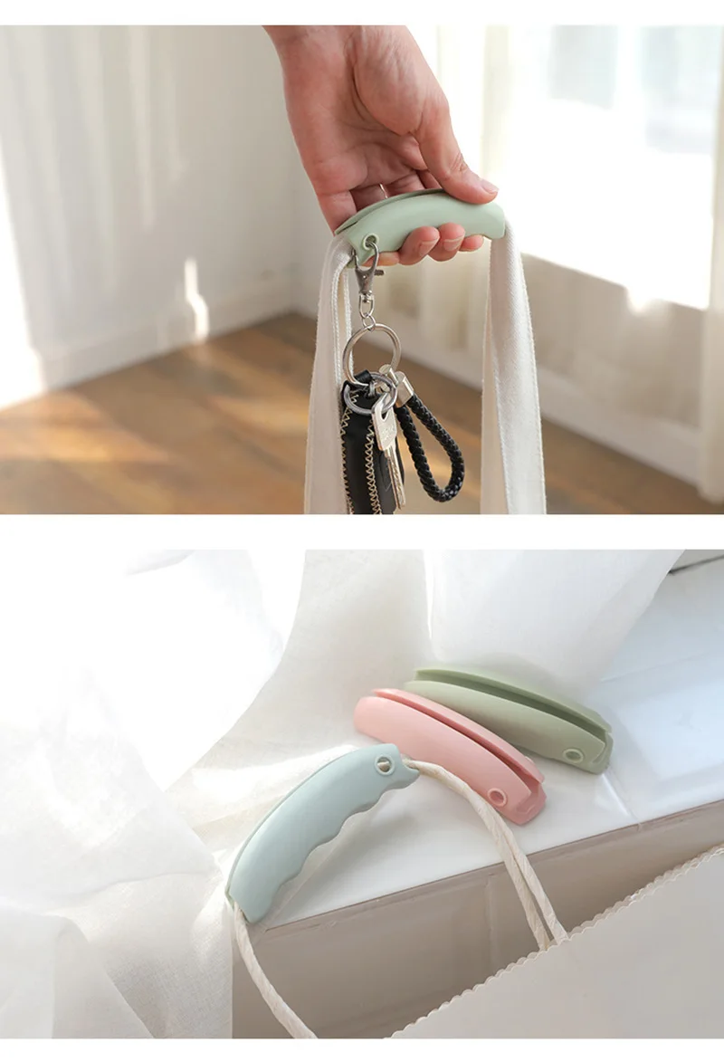 Новые поступления силиконовых крючков для подвешивания сумок корзина хозяйственная сумка держатель сумка для переноски ручка удобная ручка защита ручных инструментов