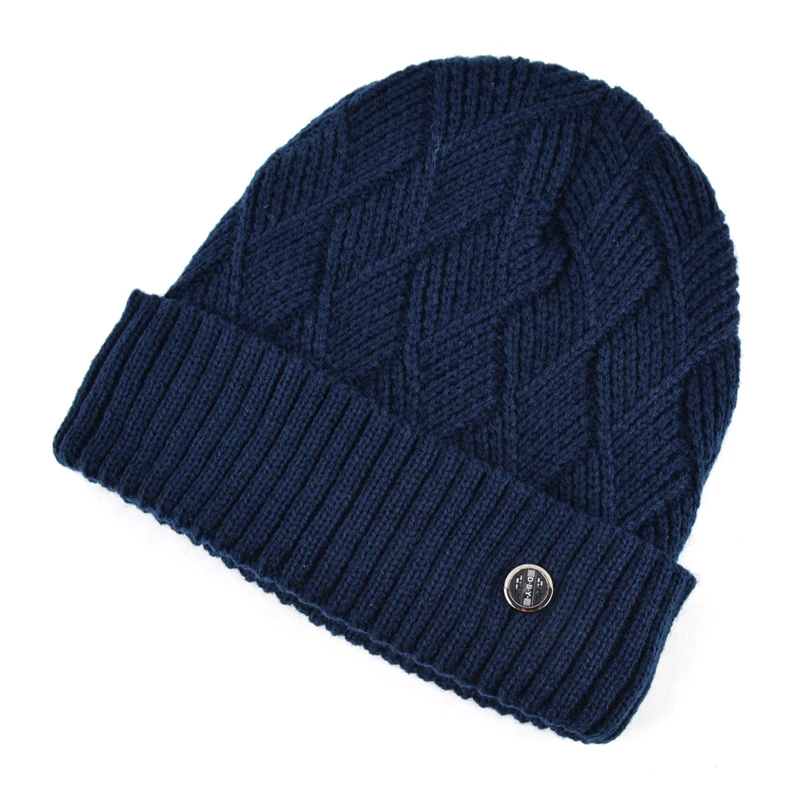 шапка мужская зимняя Классические со стразами в форме зимы gorro вязаная шапочка