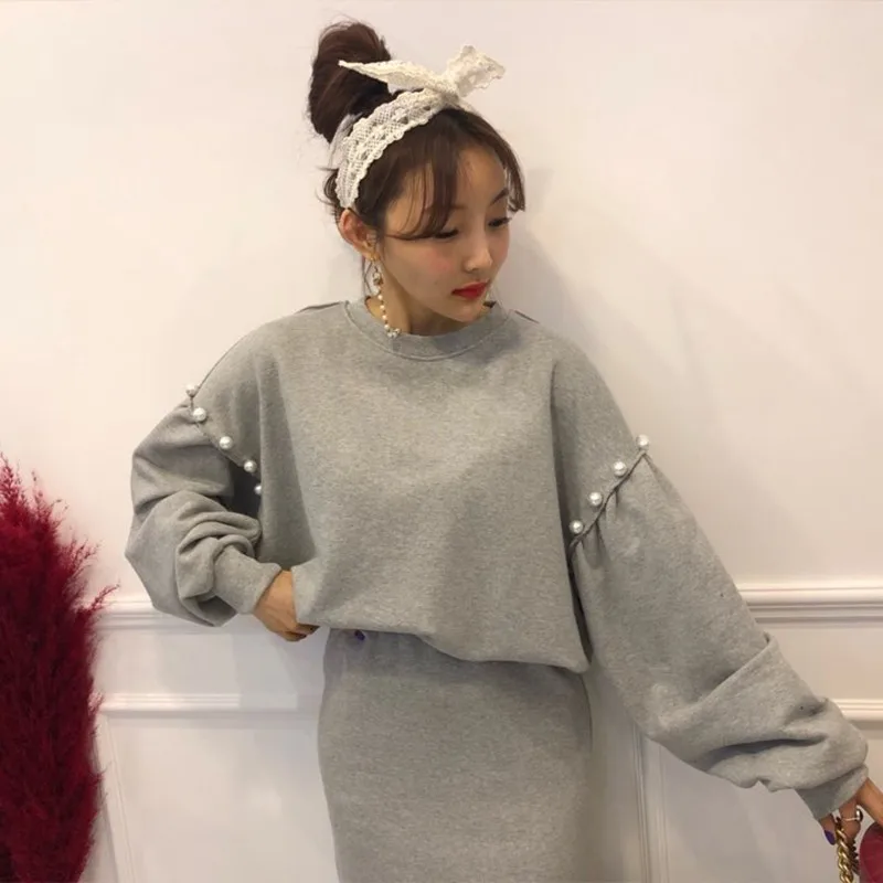TWOTWINSTYLE осень комплект из двух предметов для женщин Костюм фонари рукавом