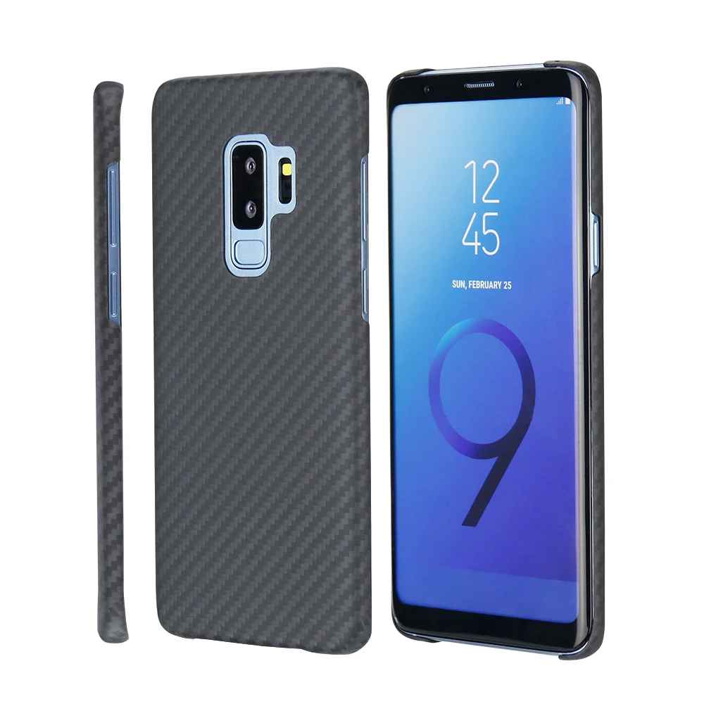 Mcase 2018 Новейший бизнес матовый арамидное волокно чехол для Samsung S9 Plus ультра тонкий